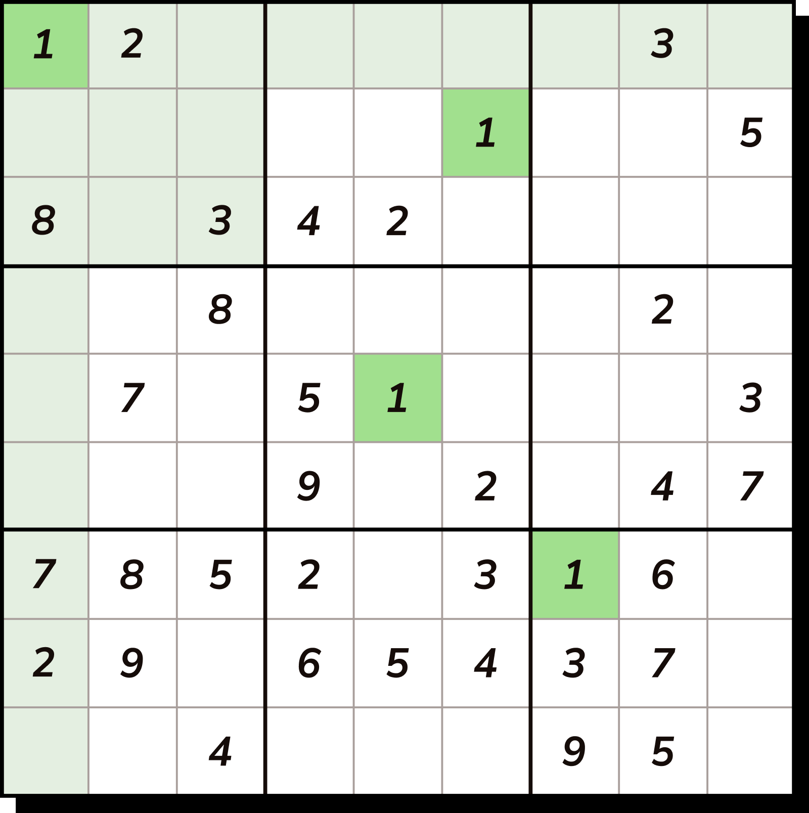 Sudoku-Eroberungs-Puzzle-Erfolgsbildschirm